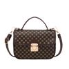 Bag women's new trendy bag women's texture versatile messenger bag fashionable retro diamond square bag women