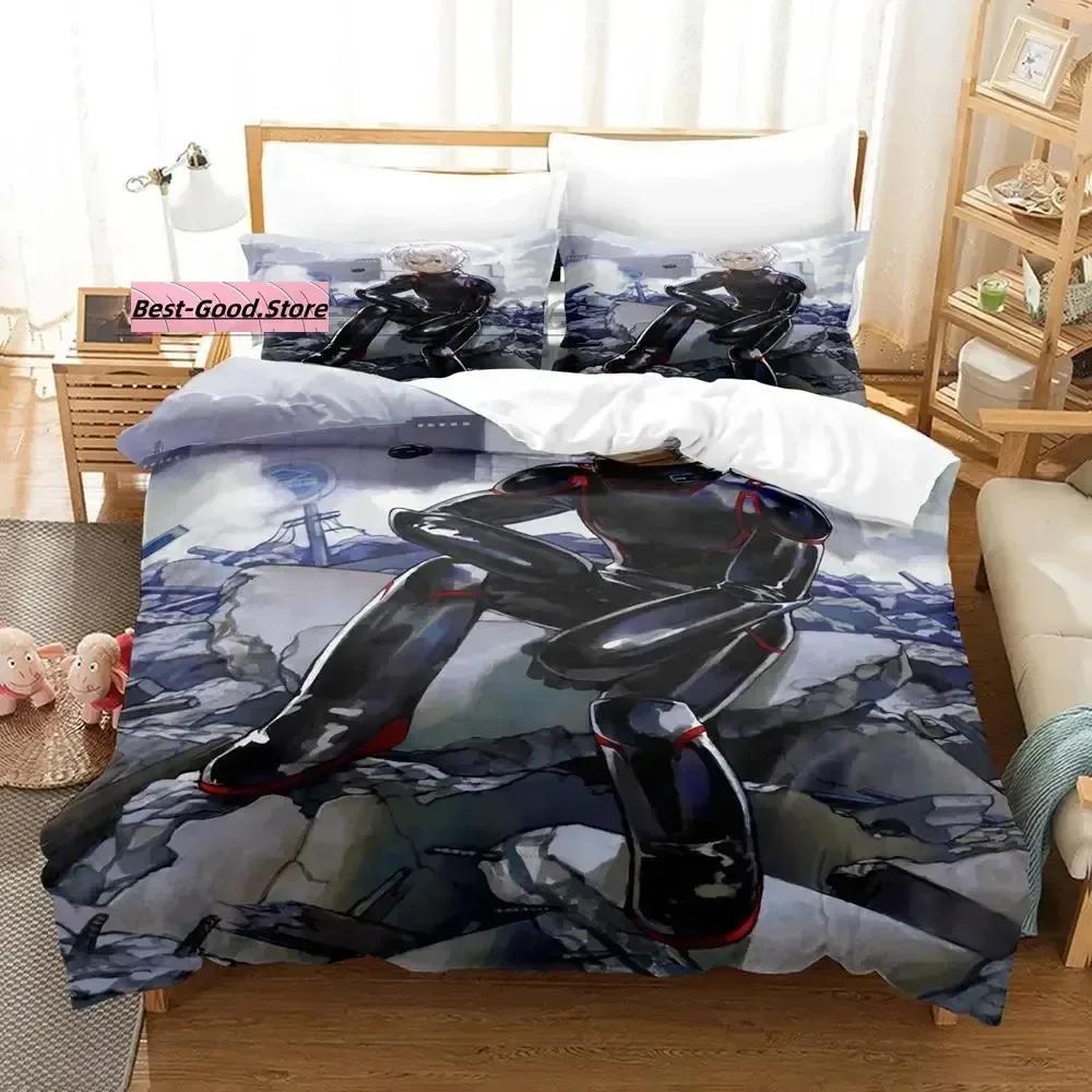 Comforter World Trigger Kuga Yuma Osamu Mikumo Bedding Set Printed With Soft Single Double Queen Super King Size