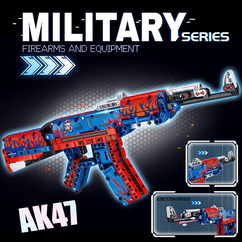 The Prime AK 47 Building Block Gun Can Fire Boys To Assemble the Barrett Sniper Rifle To Assemble Children's Puzzles