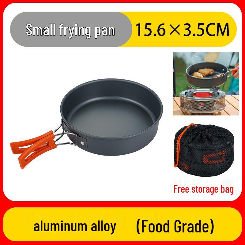 Outdoor Kettle & Camping Cookware Set: Pot, Stove & Utensils