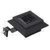 Vidaxl Lampy Solarne Led Do Ogrodu, 12 Szt., Kwadratowe, 12 Cm, Czarne
