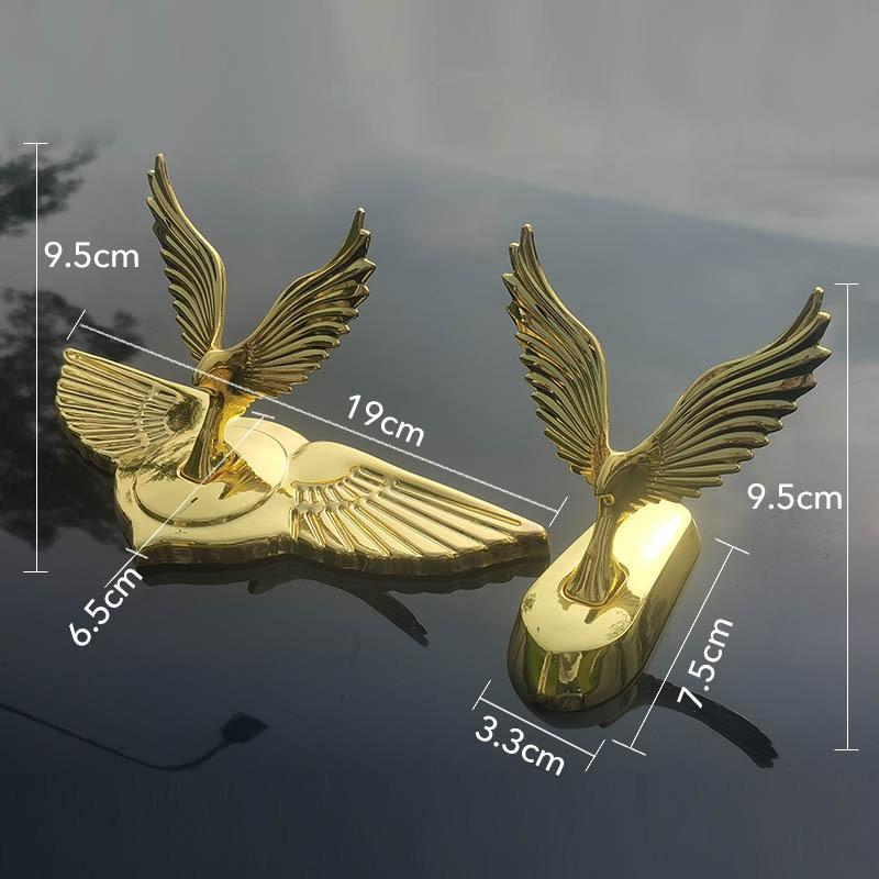 Metall-Autosticker Flügel Angebracht Adler Motorhaube 3D Adler Emblem Modifikation Abzeichen Logos Für Dekor Zubehör