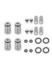 16Pcs/Set Stainless Steel Ball Lock Keg Posts Couplers Set For Homebrew Draft Beer Poppet Female Thread Gas Liquid
