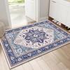 Tappeto Persiano Floreale Vintage Antiscivolo Zerbino Ingresso Tappeto Pattern Orientale Tradizionale Decorazione Soggiorno Camera da Letto