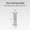 Strong Wind Lightweight Spring Buckle for Tent and Awning Outdoor Camping High Strength Rope Fixed Hook