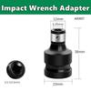 Quick Release 1/2-Inch Square Drive to 1/4-Inch Impact Hex Socket Adapter Converter Chuck Adaptor for Impact and Ratchet Wrench