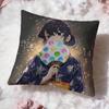 Anime Komi Cant CommunicateS Cushion Cover Premium Comfort Reversible Pillow Cove -Two in One Design for Any Room & Car Interior