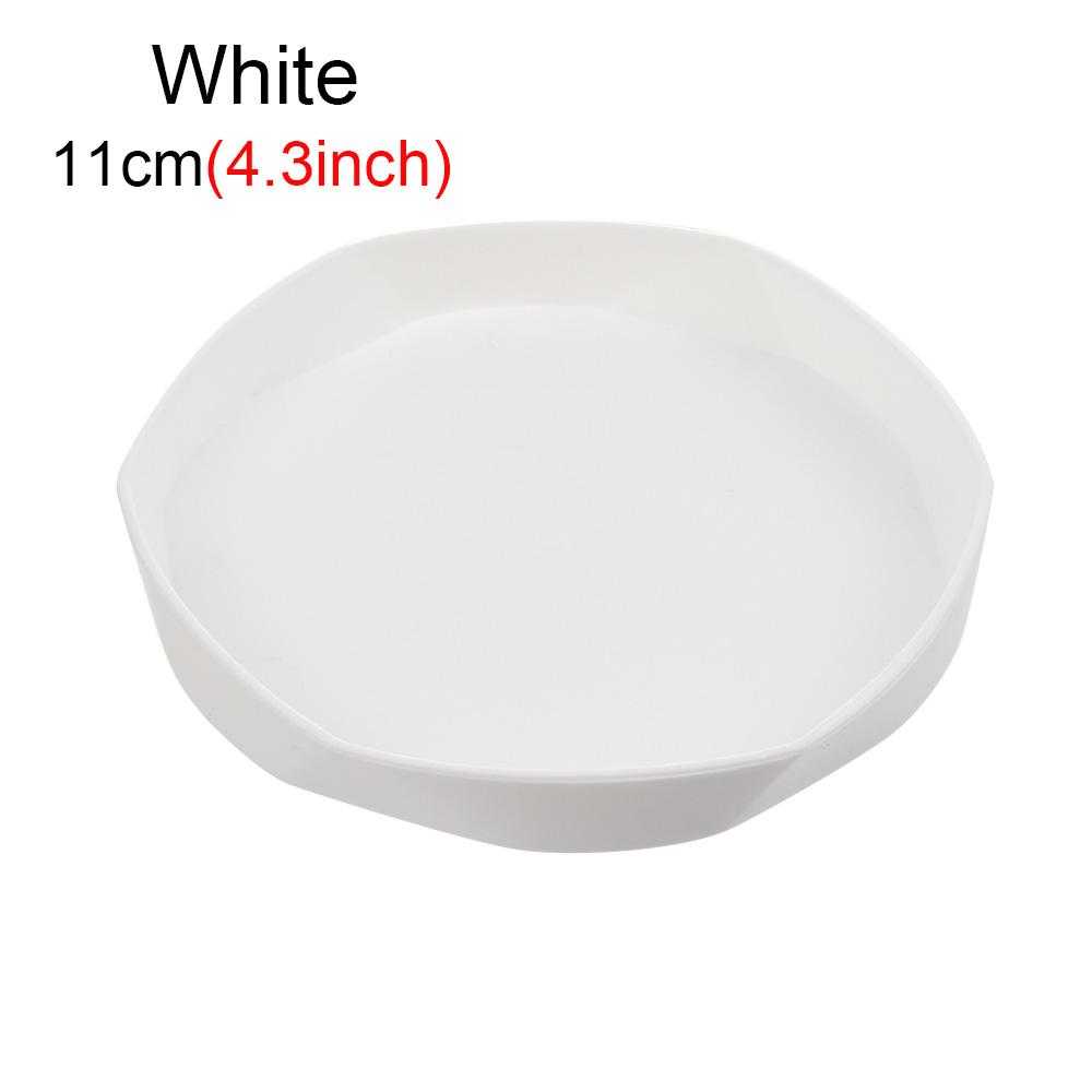 1 Pc Durable Plastic Resin Plant Saucer Drip Trays Plastic Tray Saucers Indoor Outdoor Thickened Flower Pot Garden Tool