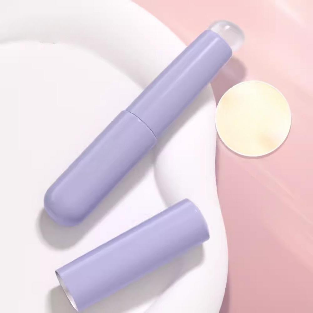 Portable Silicone Lip Brush Q Soft Small Round Head Lip Brush Stick Lipstick Brush Blending Concealer Brush Mini Novice Makeup Brush