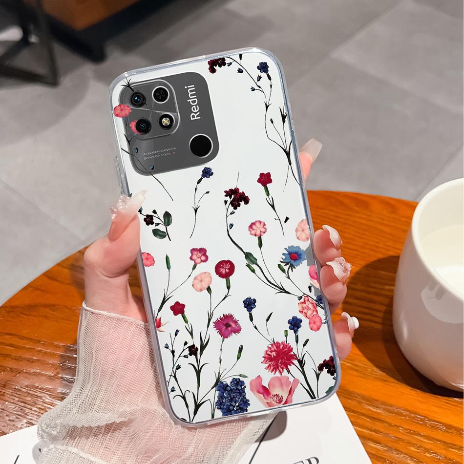 Covers For Redmi 10C Case Stylish Fun Soft Transparent Slim Silicone Anti Drop Phone Shell For Xiaomi Redmi 10 C Bumper Fundas