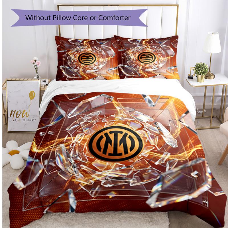 Set Biancheria da Letto 3 Pezzi con Stampa Pattern Borussia Dortmund Morbido Delicato sulla Pelle Lavabile Copripiumino e Federe Set Stagione Unica Camera da Letto