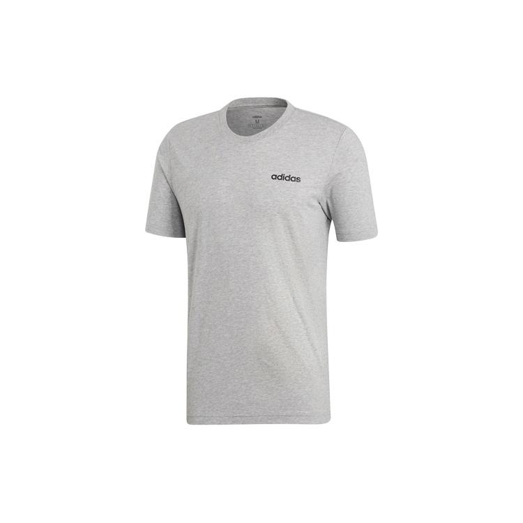 adidas E Pin tee Sports Stylish Round Neck Short Sleeve Gray Men s DU0382 M