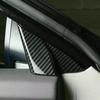 For Toyota Camry 2018      Carbon Fiber Look Car Front Window Window A Pillar Triangle Cover Trim Sticker