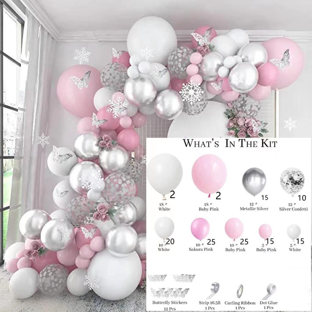 Vintage Balloon Chain Birthday Party Balloon Package Wedding Wedding Arrangement Latex Balloon Chain Set