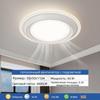 Bladeless LED Fan Light with APP & Remote Control, 85-265V for Bedroom
