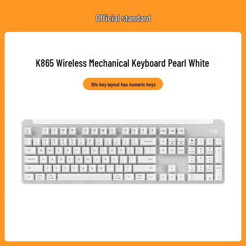 

Logitech K865 Full-Size Wireless Mechanical Keyboard