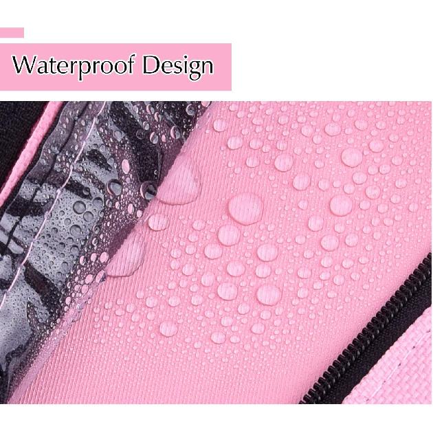 FEPITO 3Pack 3 Ring Binder Pencil Pouches Zipper Pouch Double Pocket Pencil Bag Mesh Window Pencil Case for Stationery