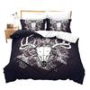 Farm Animal Duvet Cover Set Single King Queen Bohemian Mandala Bedding Set Microfiber Deer Bull Head Cow Skull Comforter Cover