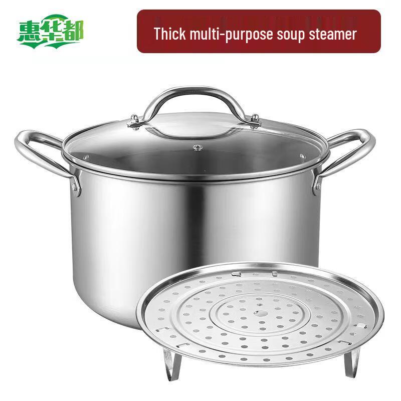 HUIHUADU European Style Stainless Steel Soup Pot