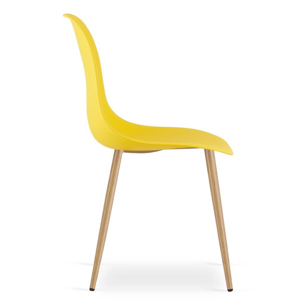 Wat Chair Yellow / Natural Legs X 3