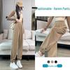 Elastic Waist Autumn/Winter Fleece Lined Casual Jogger Pants for Women