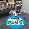 Minions Office Round Area Rug, Under Office Chairs Bedroom Living Room Home Decor, A1022396