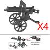 Military Building Blocks Soldier 88mm Flak Gun Cannon Rocket Artillery Military Army War Weapons NSV Backpack Assembly Brick Toy