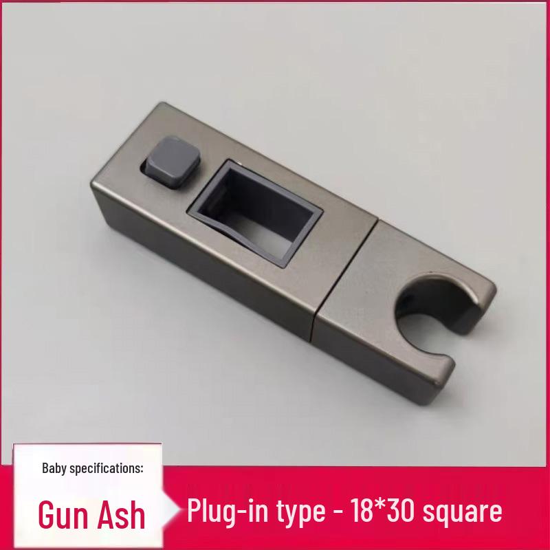 Adjustable Square Shower Head Holder Bracket - Fixed Base, Nozzle Holder, Shower Rod Accessory