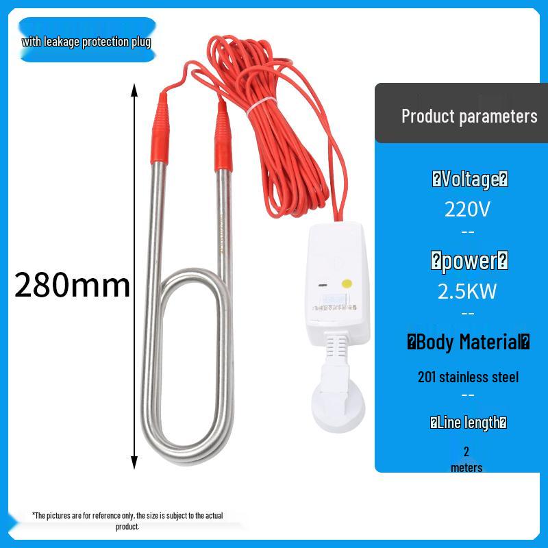 High-Power Submersible Electric Heating Rod for Industrial Water Tanks 380V/220V