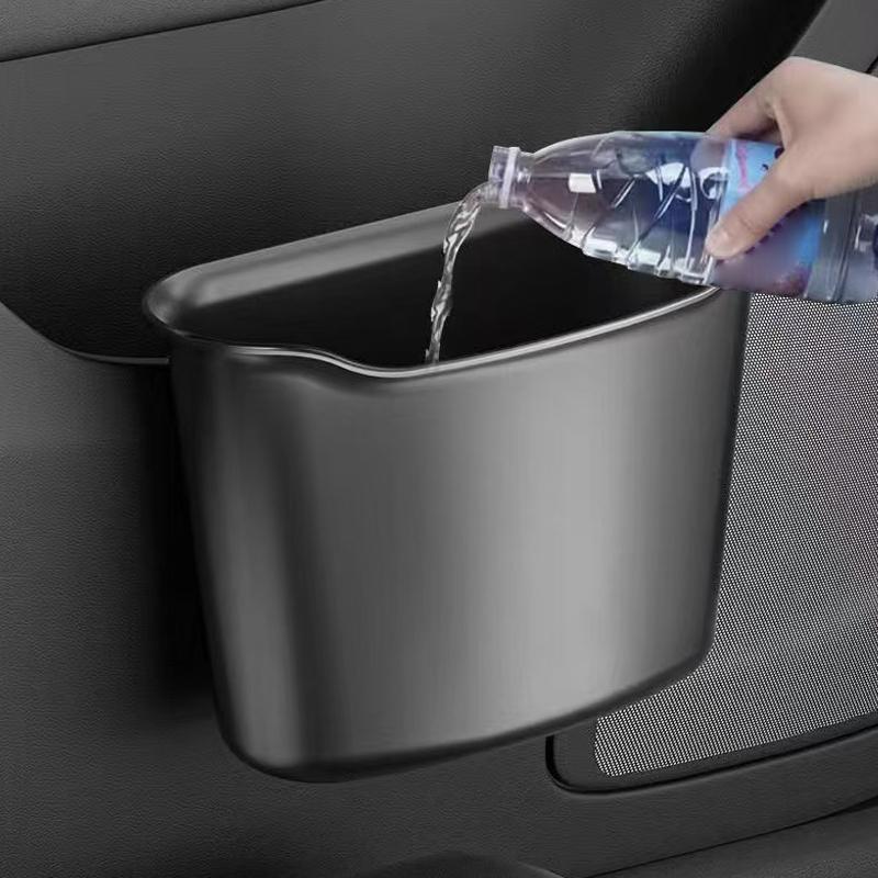 Leak-Proof Car Garbage Can Small Size Multipurpose Leak-Proof Garbage Container Storage Organizers Automotive Garbage Cans