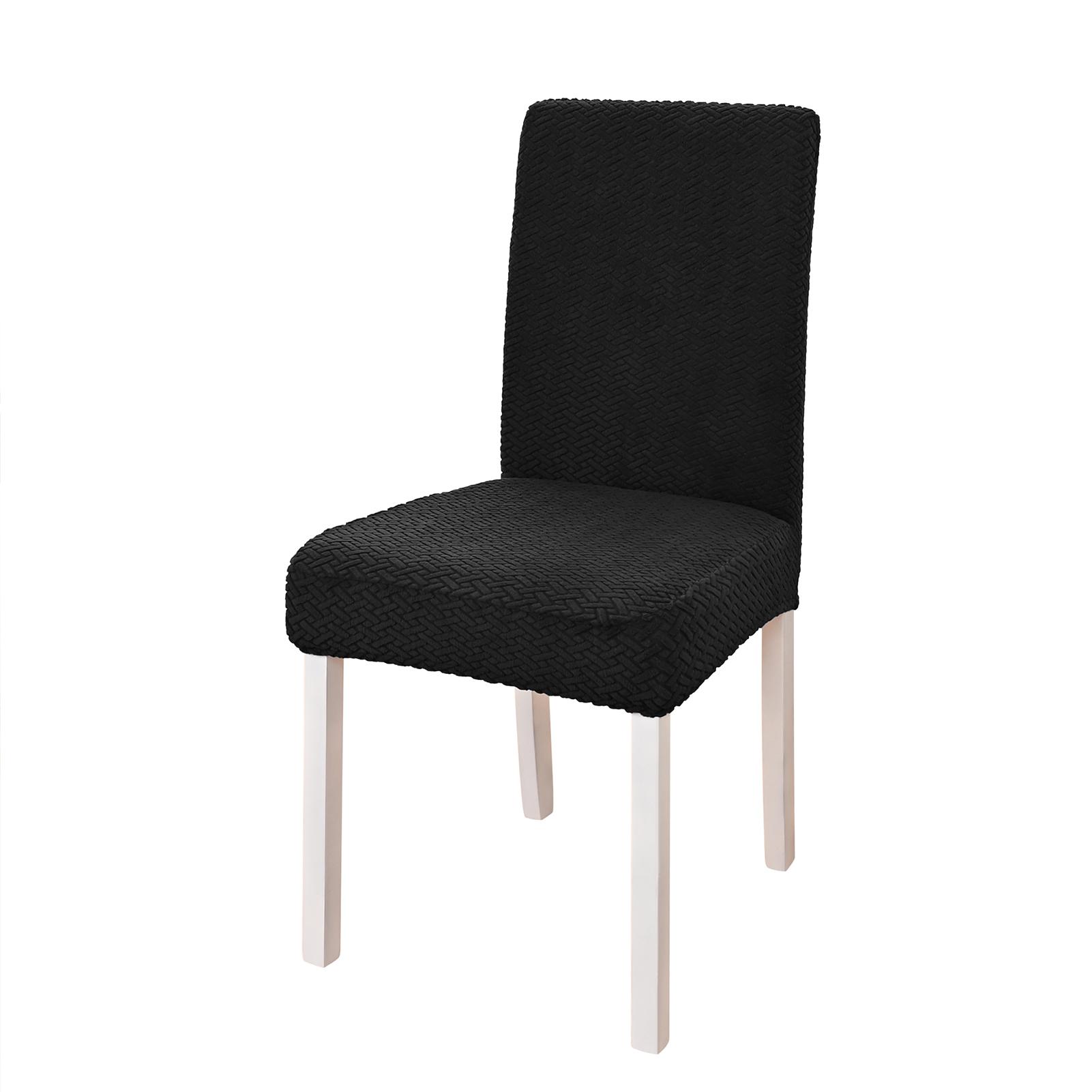 

Простой чехол для стула, сиденье и подставка в одной половинной упаковке, защитный чехол для стула M из флисового материала 50cm чёрный