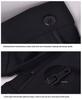 Women's Professional Navy & Black Elastic Suit Trousers