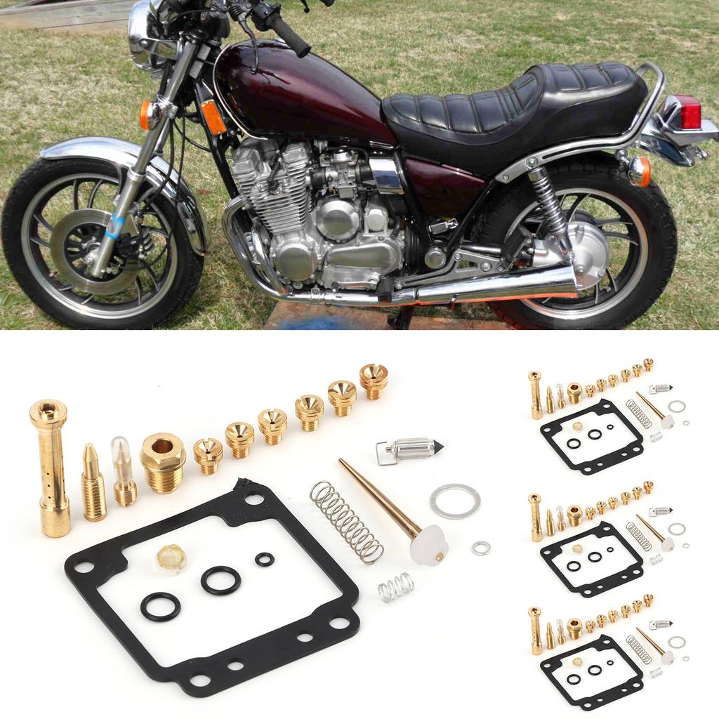 4 Sets Carburetor Rebuild Kit Carb Repair Accessories Fit for Yamaha XJ650 1980‑1984