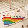 Imitation cashmere bathroom floor mat toilet toilet toilet door mat