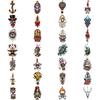 28pcs Temporary Tattoo New School Traditional Nautical Ship Eye With Sunburst Parachute For Shoulders Women Chest