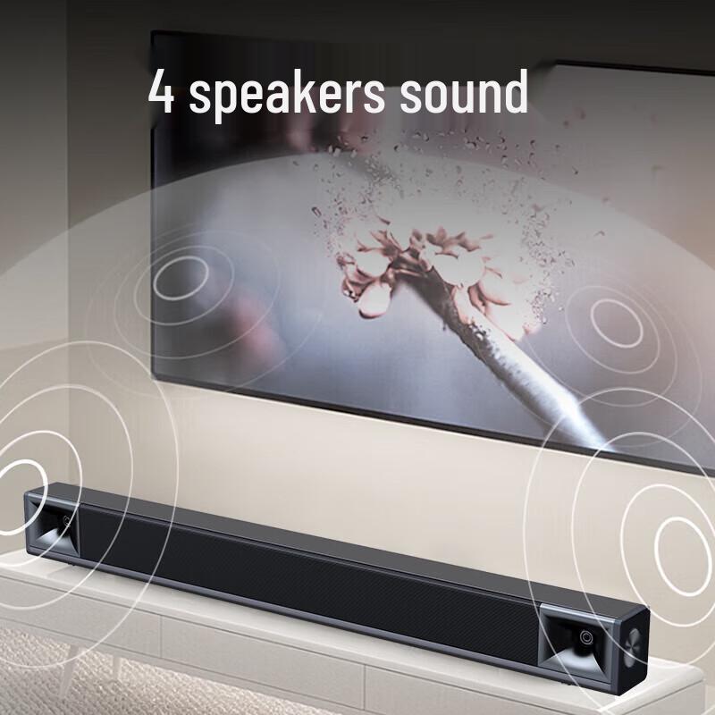 Newmine G-507 TV Soundbar Home Theater System with Dual Mics