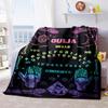 1PC Spirit Board Ouija Print Plush Blanket Perfect All Seasons Soft Comfortable Sofa Office Travel Festive Gift
