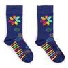 Bamboo Socks Medium-Large Rainbow Chakra