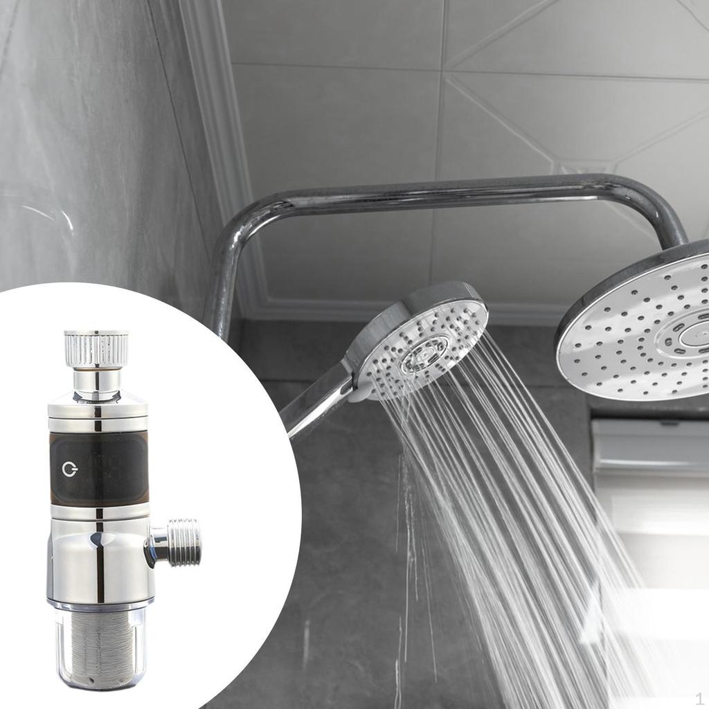 Shower Thermometer for Handheld Sprinkler Head Waterproof Instant Readings Bath Water Power