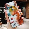 YNDFCNB Tier Hund Katze Fuchs Pfau Aquarell Malerei Handyhülle Für Huawei Honor 8X 8A 9 10 20 Lite 30Pro 7C 7A 10i 20i