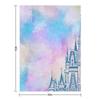 Magic Castle Watercolor III Throw Blanket Heavy To Sleep Soft Plush Plaid Flannel Fabric Winter Beds Blankets