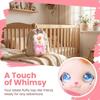 15cm Cute Animal Plush Keychain with Vinyl Doll for Backpack School Bag Pendant Soft Ornament for Child