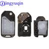 Jingyuqin 2/3B Car Key Case For Honda Civic City Fit HR-V XR-V Folding Flip Auto Car Key Shell