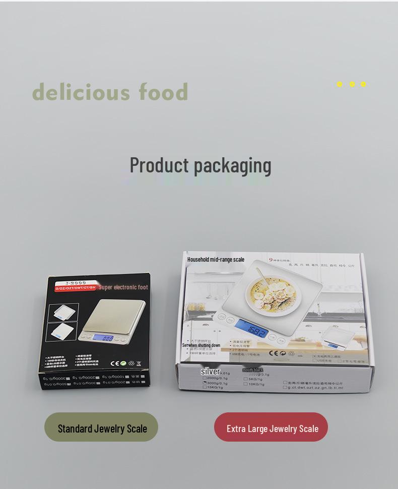 Mini Cântar Portabil de Buzunar de Înaltă Precizie pentru Bijuterii din Aur, Uz Bucătărie, Precizie 0,01 Gram.