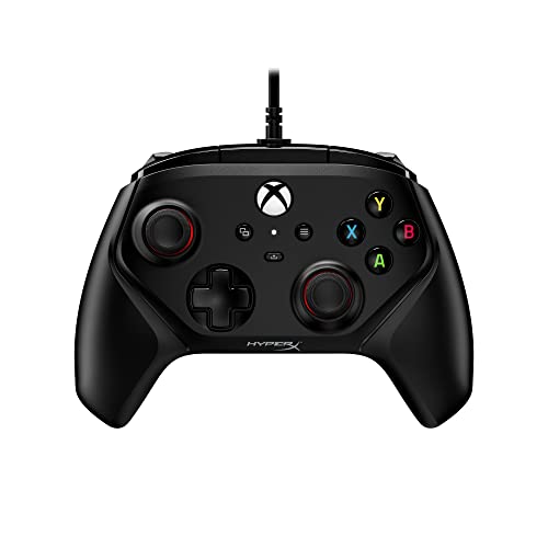 

HyperX Clutch Gladiate Wired Controller, Officially Licensed by Xbox, with Dual Trigger Locks, Programmable Buttons, and Dual Rumble Motors (6L366AA)
