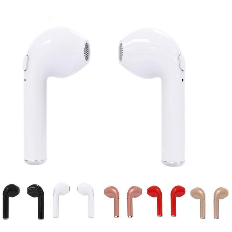 

I7s Беспроводные наушники наушники Спорт Bluetooth гарнитура Bluetooth earphone с микрофоном для IPhone Xiaomi