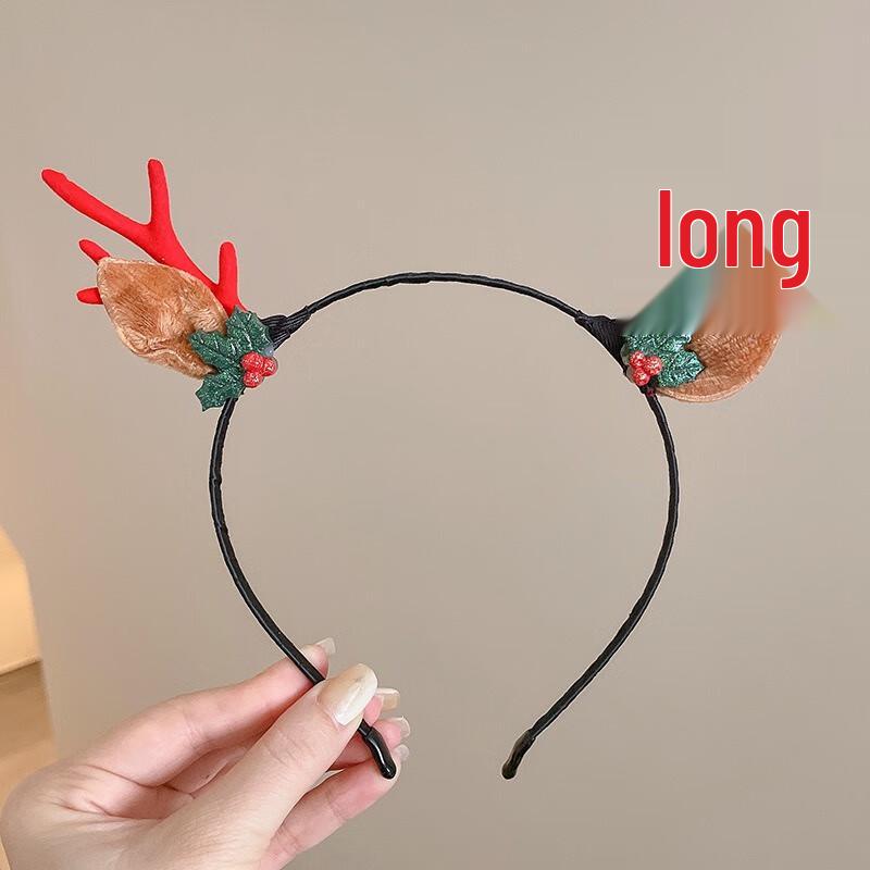 Cute Christmas Deer Antler Hair Clip