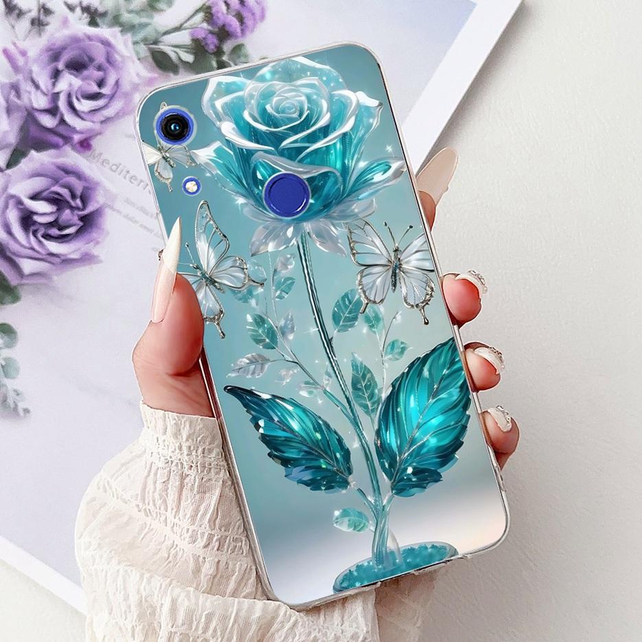 For Huawei Honor 8A Prime Case JAT-LX1 Cute Cat Butterfly Painted Cover Soft Silicone Case For Honor 8C 8X Honor8C Honor8X Shell