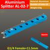 Blue Bus Plate Al-234-12 1/2 Pneumatic Connector Bus Exhaust Distribution Board Air Source Branch Connector Arrangement Multiway