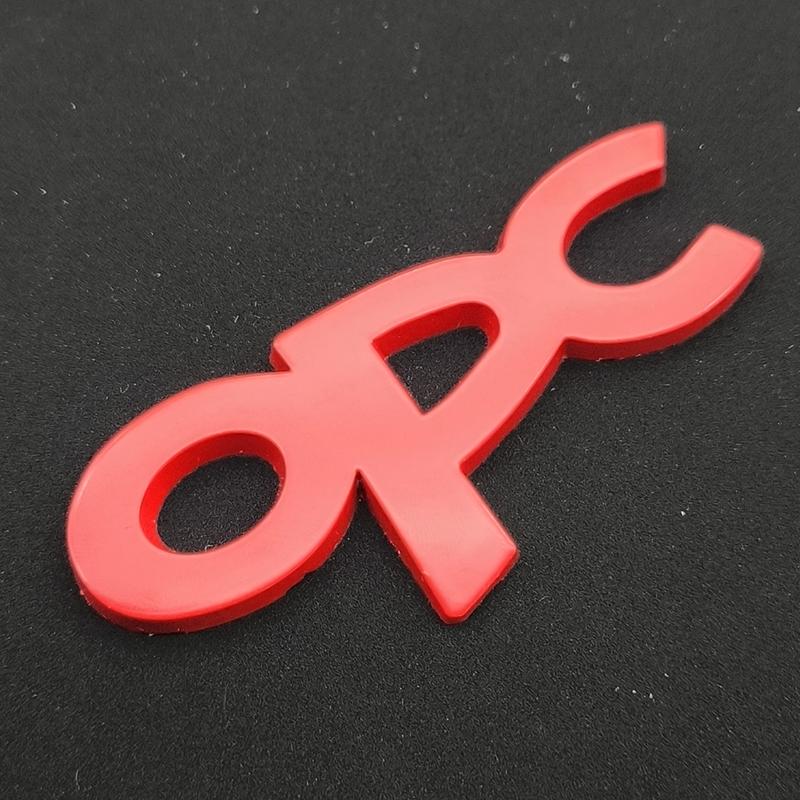 3D Metal Logo OPC Car Grille Emblem Badge Rear Sticker For Opel Astra G H J K Corsa D Zafira B Insignia Mokka Regal Accessories